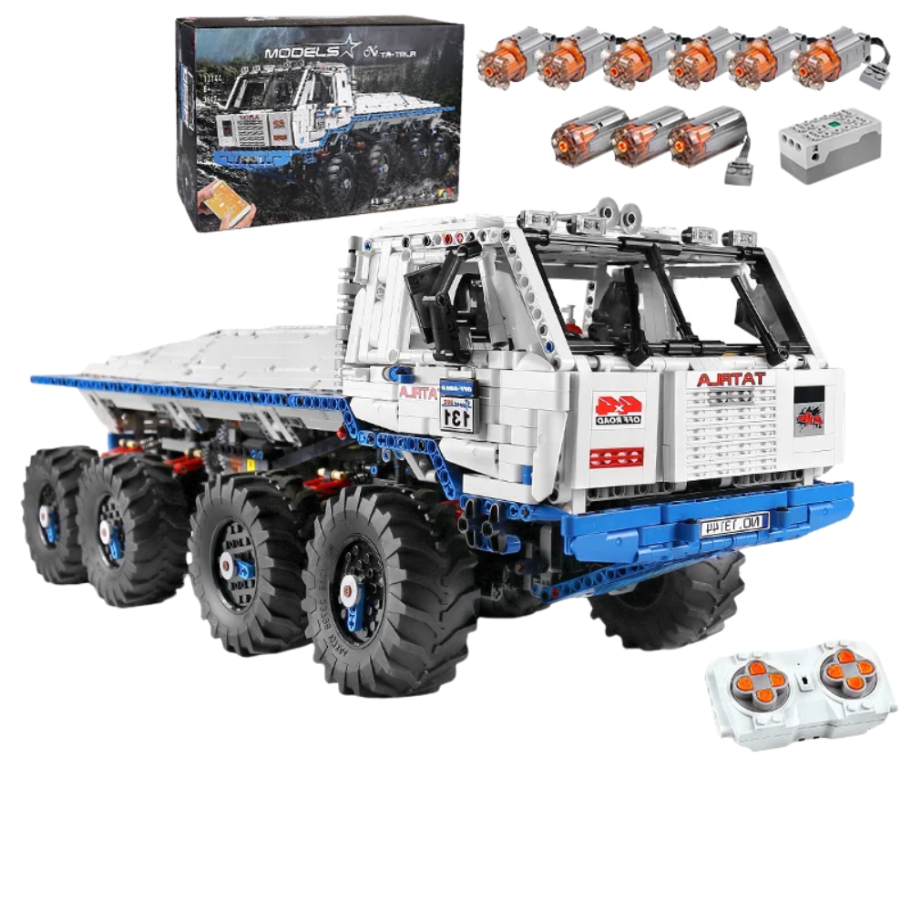 Camion de chantier Technique 8x8 Télécommandé - 3647 pièces