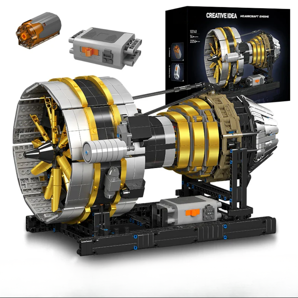 Réacteur d'Avion Technique Motorisé – 2256 pièces