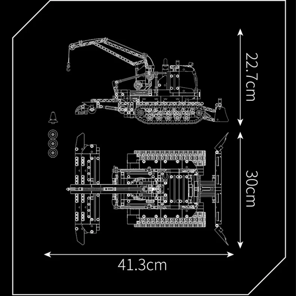Dameuse Technique Télécommandée - 1241 Pièces