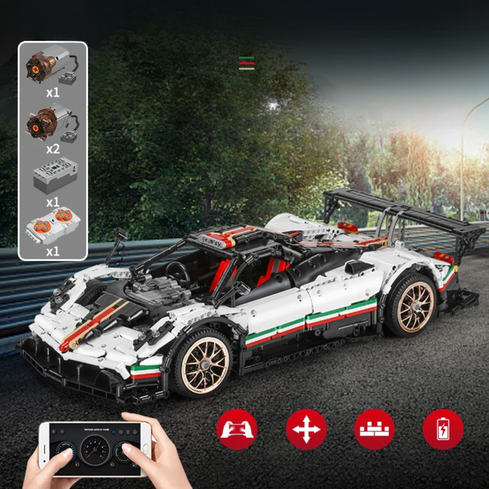 Hypercar Zondas Technique Télécommandé - 2299 Pièces