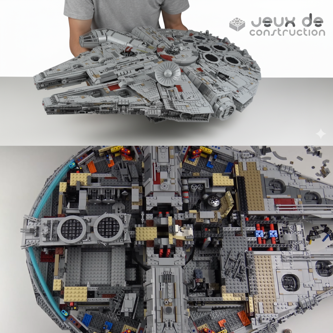 Falcon milenium GEANT conquête des étoiles - 8445 pièces