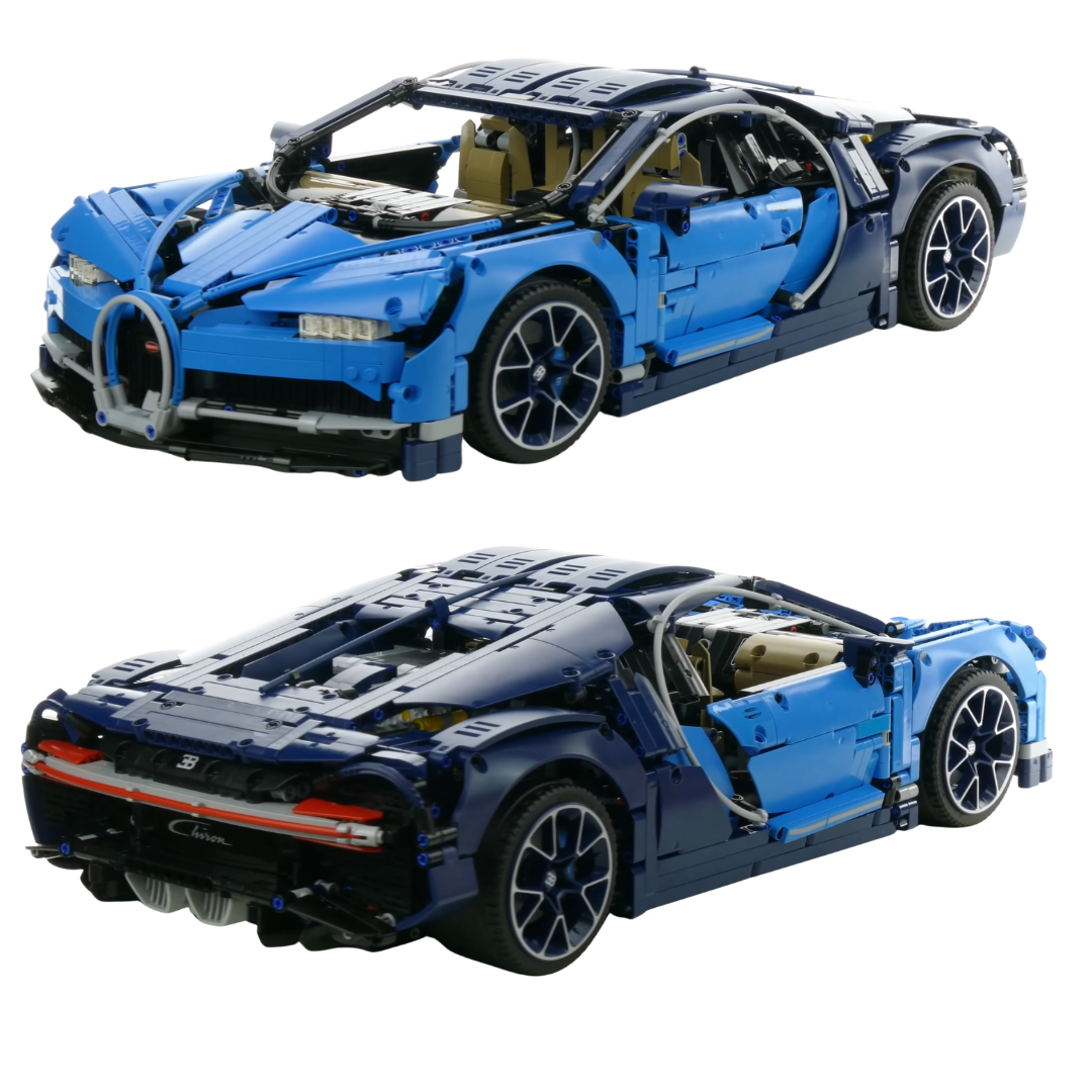 Hypercar Bugatti Chiron Technique - 3599 pièces
