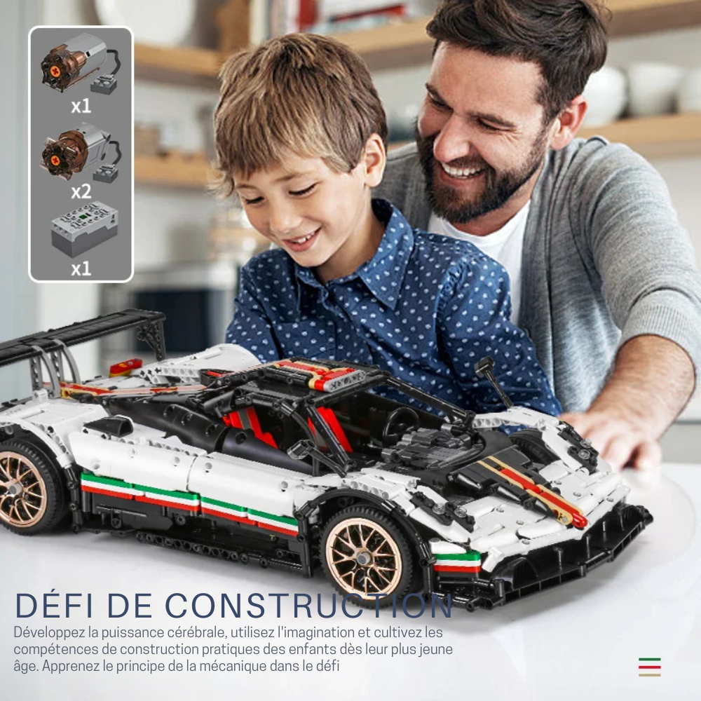 Hypercar Zondas Technique Télécommandé - 2299 Pièces