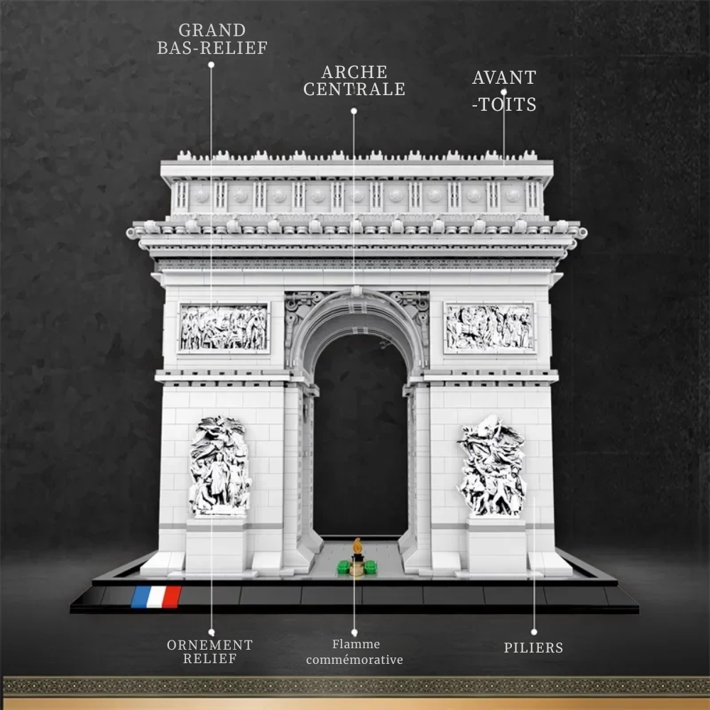 Arc de Triomphe de Paris - 3718 Pièces