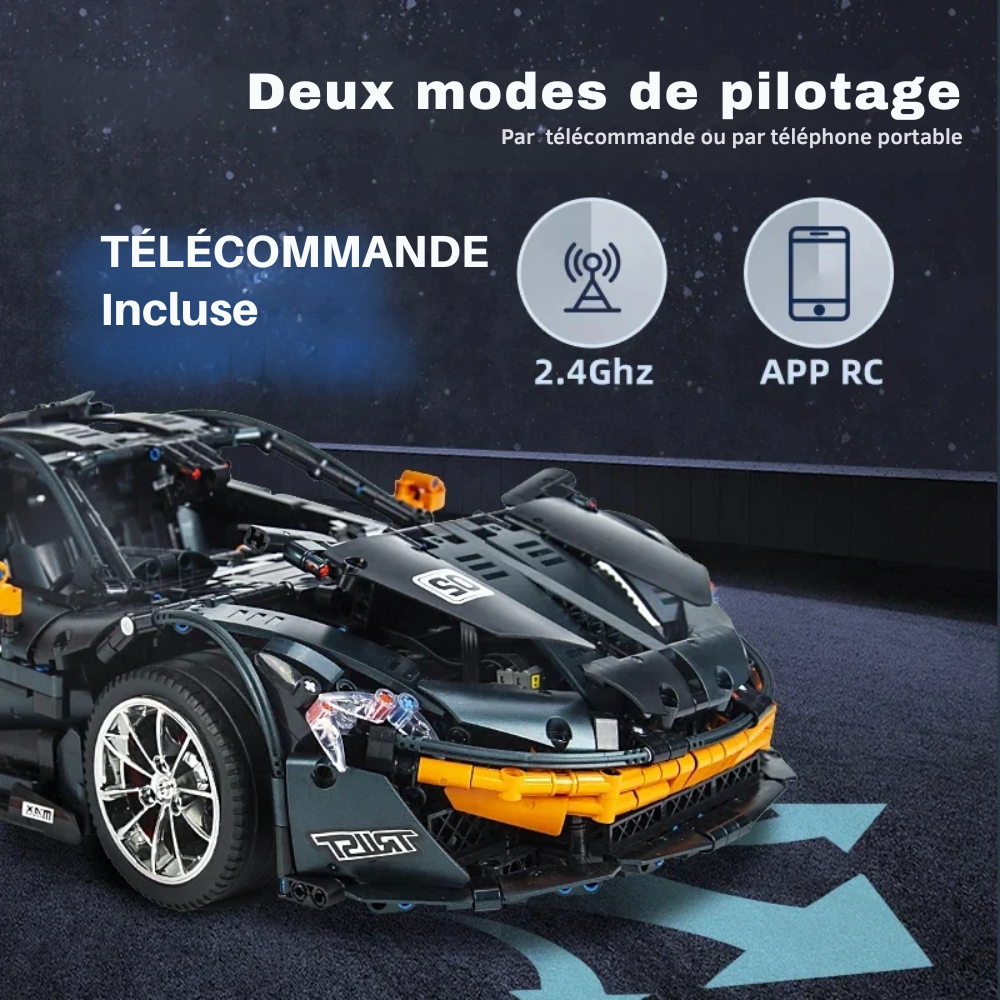 Supercar P1 Télécommandée set de construction - 3239 Pièces