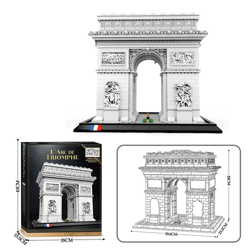 Arc de Triomphe de Paris - 3718 Pièces
