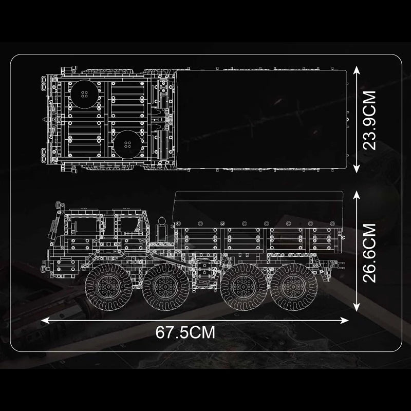 Porteur polyvalent 8x8 Technique Télécommandé - 4733pcs