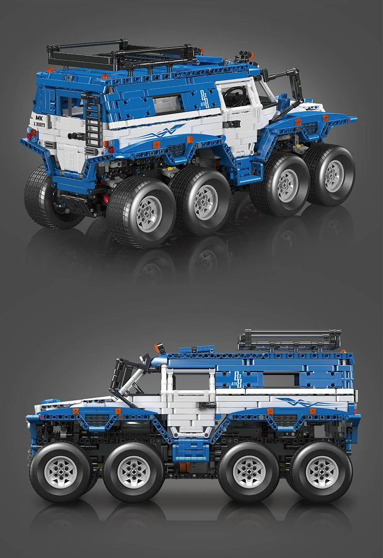 Avtoros Shaman 8x8 Technique Télécommandé - 3062 pièces