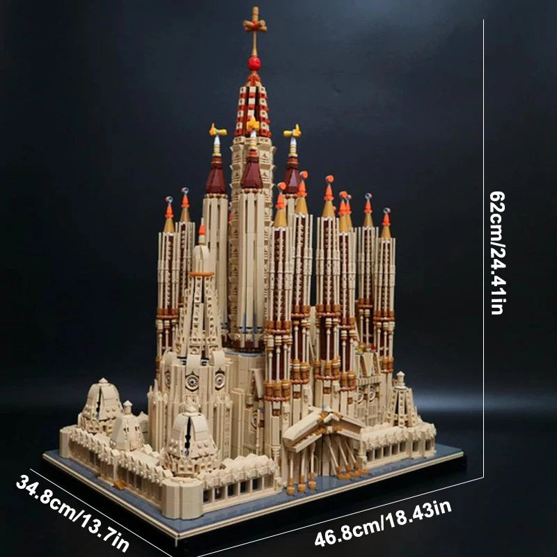 Géante Sagrada familia – 10 045 pièces