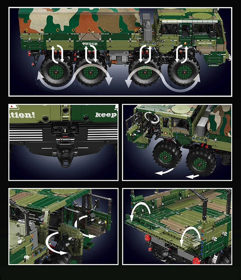 Porteur polyvalent 8x8 Technique Télécommandé - 4733pcs
