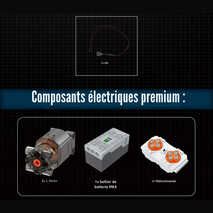 Train Union Pacific Technique Télécommandée - 3357 pieces