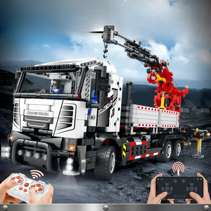 Camion grue multifonctionnelle Technique Télécommandé - 1188 pièces