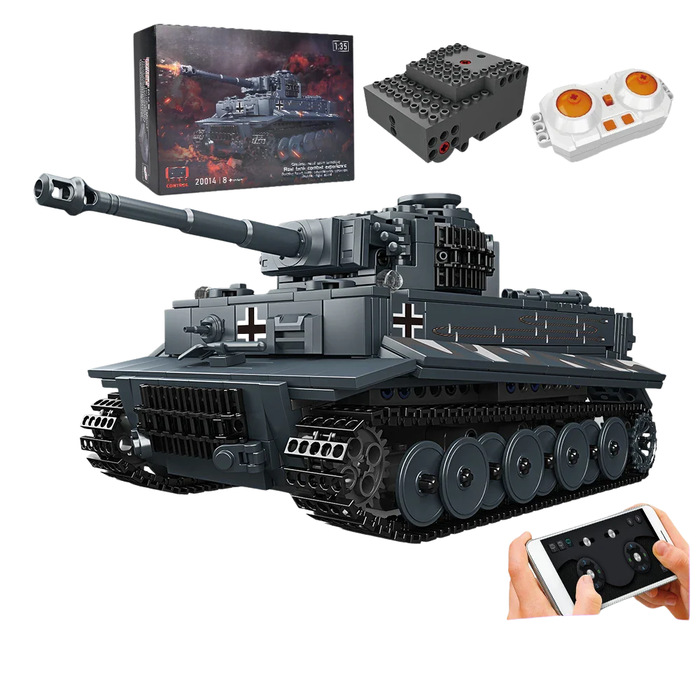 Char Tiger One Technique Télécommandé - 800 pièces