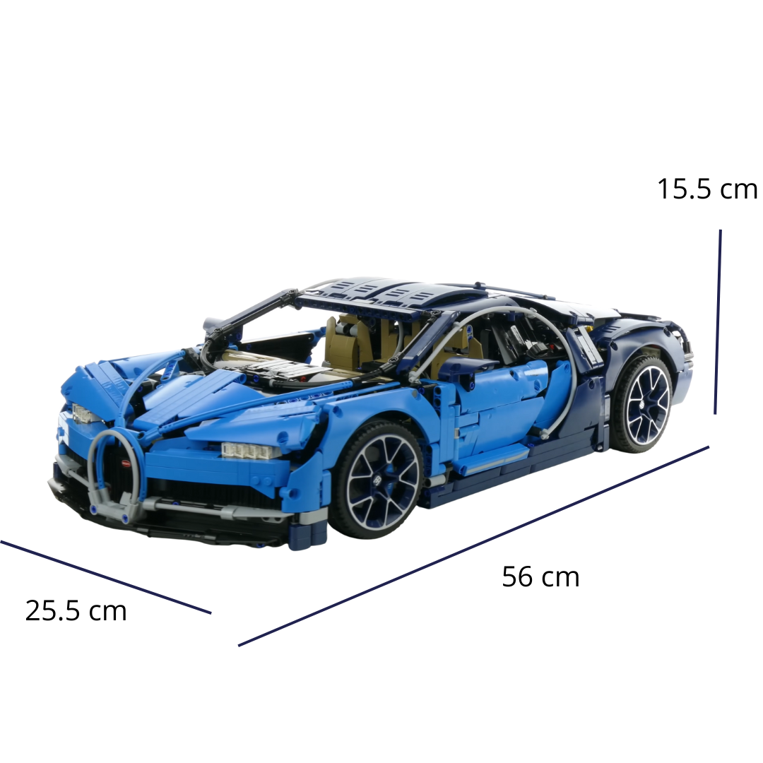 Hypercar Bugatti Chiron Technique - 3599 pièces