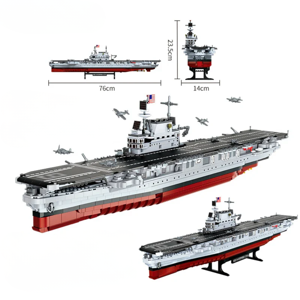 Porte-avions USS CV-6 Technique - 1883 Pcs