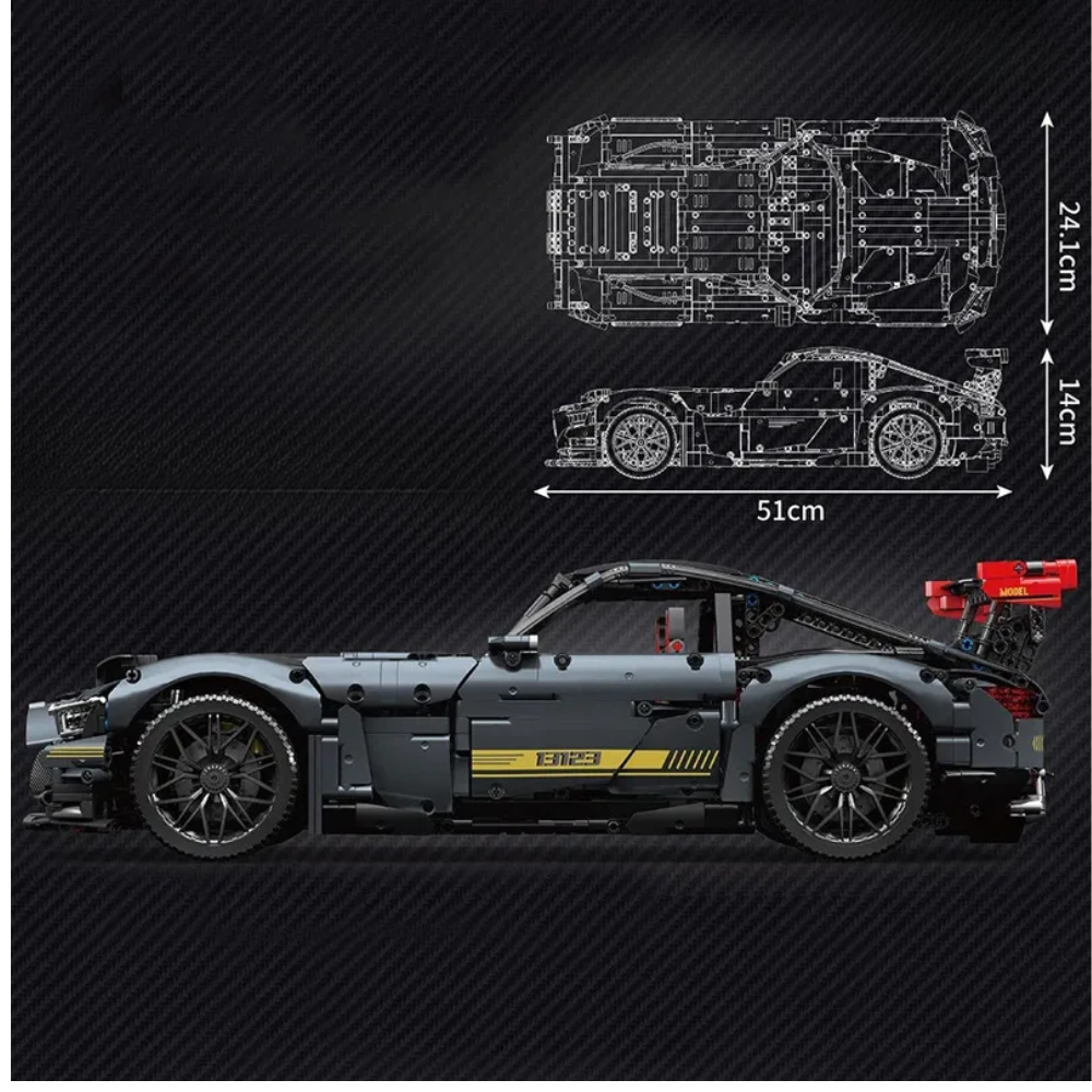 Supercar AMG GTR  Technique Télécommandée- 2872 Pièces