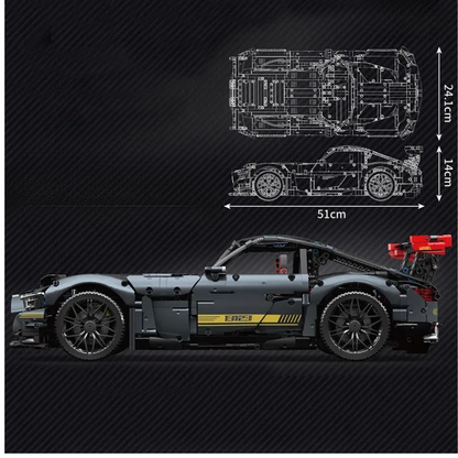 Supercar AMG GTR  Technique Télécommandée- 2872 Pièces