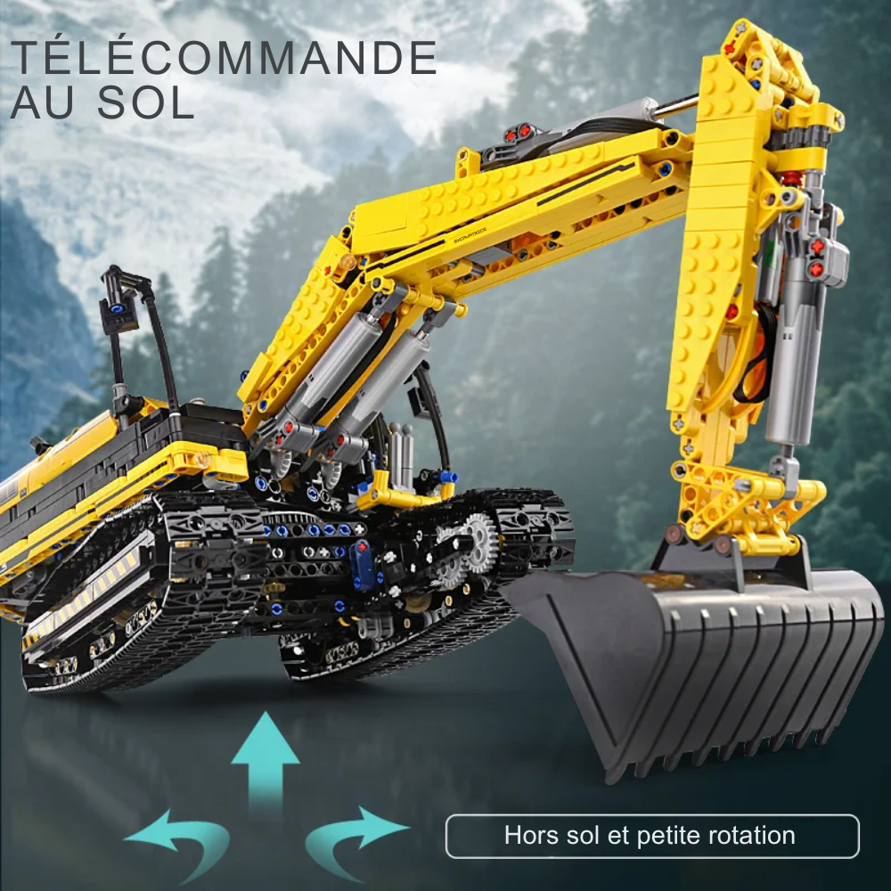 Pelleteuse sur Chenilles Technique Télécommandée - 1830 pièces