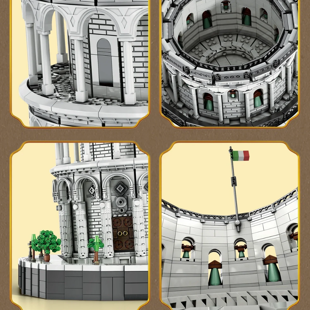 Tour de Pise géante - 7652 Pièces