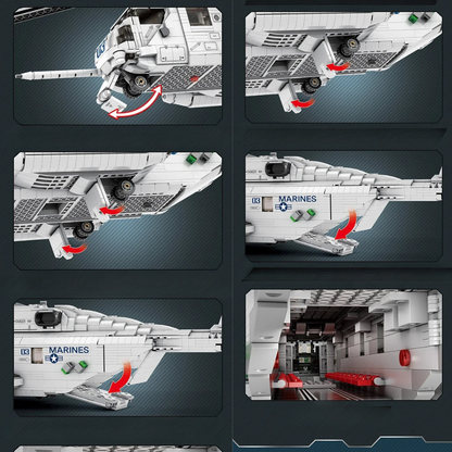Hélicoptère CH-53E Super Stallion Technique - 2192 Pièces