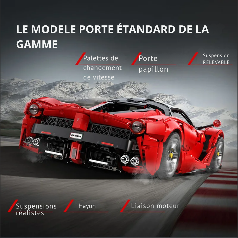 Hypercar LaFerrari Technique - 4739 Pièces