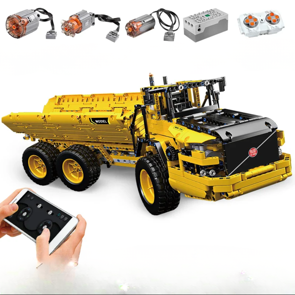 Camion benne Technique Télécommandé – 1888 pièces