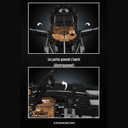"La Voiture Noire" Technique Télécommandée - 4688 pièces
