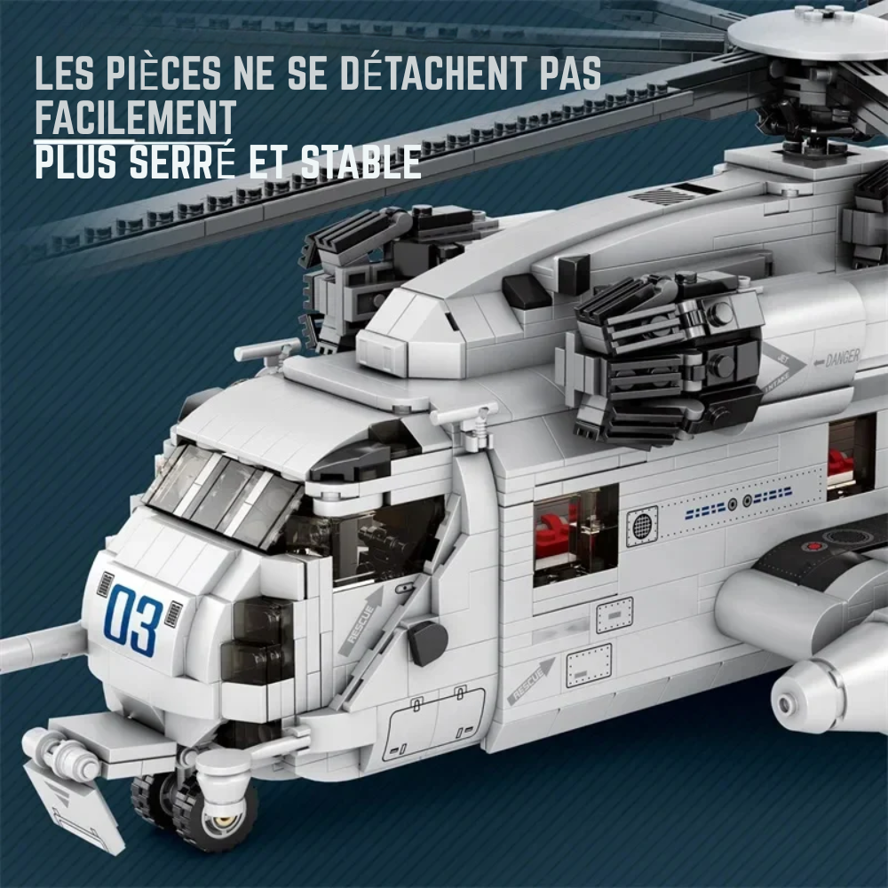 Hélicoptère CH-53E Super Stallion Technique - 2192 Pièces