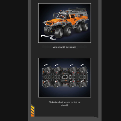 Avtoros Shaman 8x8 Technique Télécommandé - 3062 pièces