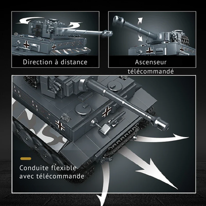 Char Tiger One Technique Télécommandé - 800 pièces