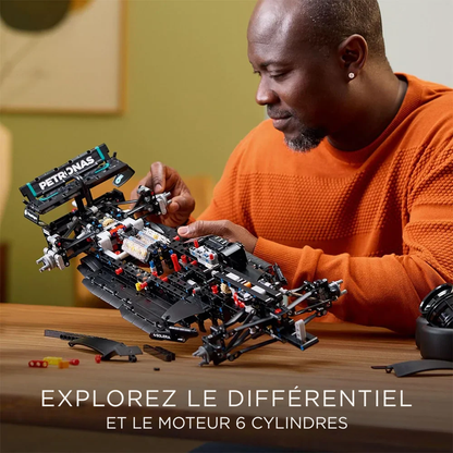 Monoplace F1 W14 Technique - 1642 Pièces