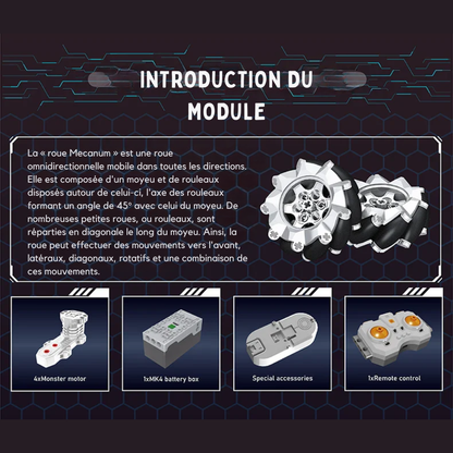 Robot marcheur Technique Télécommandé - 1887 pièces