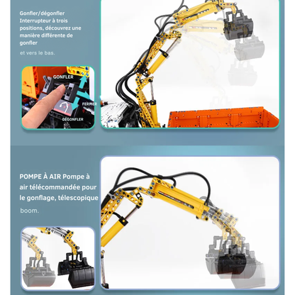 Camion AROCS Technique Télécommandé – 2819 pièces