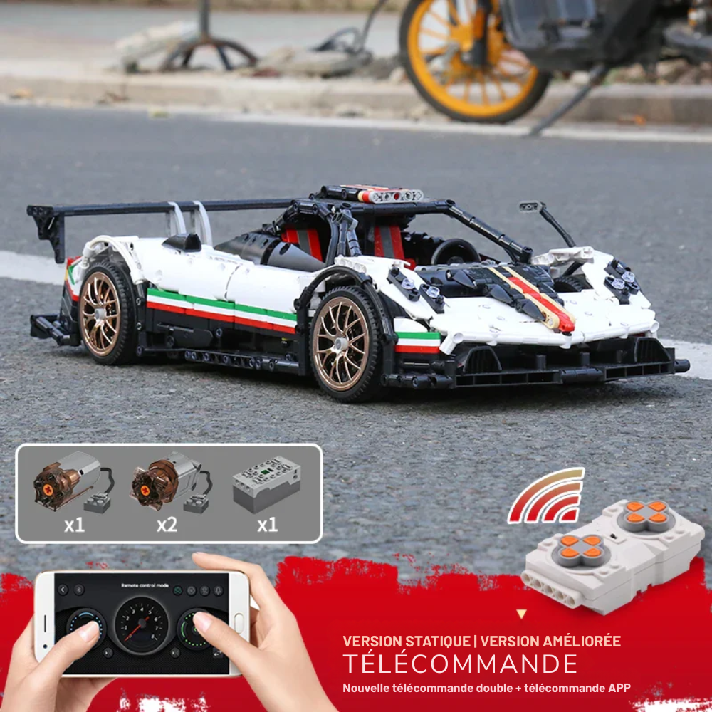 Hypercar Zondas Technique Télécommandé - 2299 Pièces