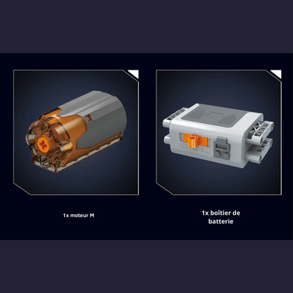 Réacteur d'Avion Technique Motorisé – 2256 pièces