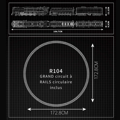 Train Union Pacific Technique Télécommandée - 3357 pieces
