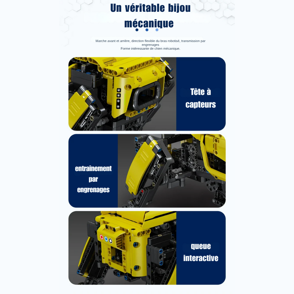 Quadrupède Bionique Technique Télécommandé - 936 pièces