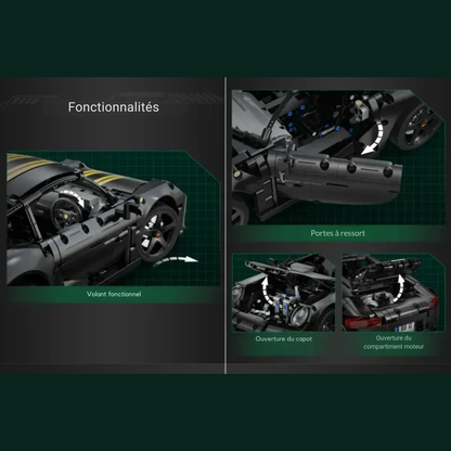 Sportive 911 Technique Télécommandé - 1655 pièces