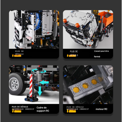 Camion AROCS Technique Télécommandé – 2819 pièces