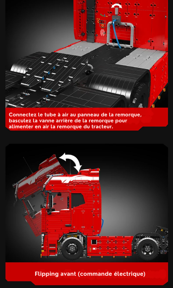 Tracteur routier FH16 Technique Télécommandé - 4608 pièces