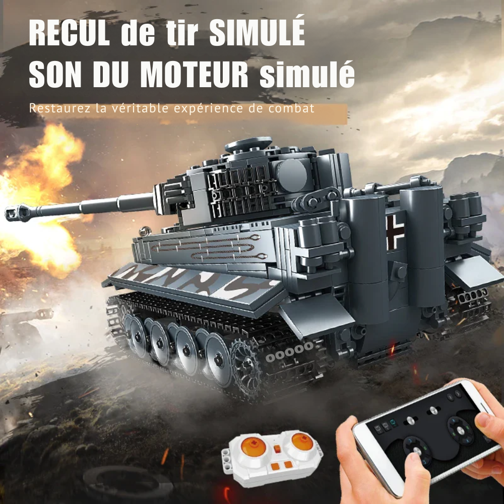 Char Tiger One Technique Télécommandé - 800 pièces
