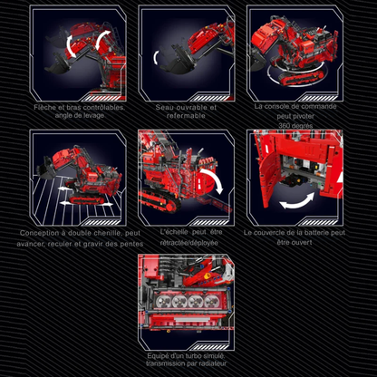 Pelle minière Technique Télécommandé - 4767 pièces
