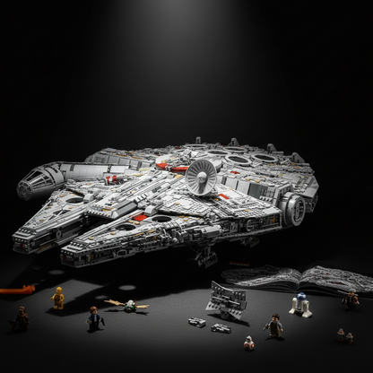 Falcon milenium GEANT conquête des étoiles - 8445 pièces