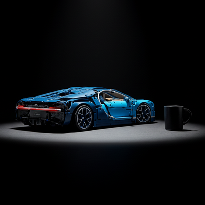 Hypercar Bugatti Chiron Technique - 3599 pièces