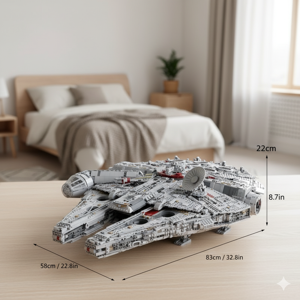 Falcon milenium GEANT conquête des étoiles - 8445 pièces