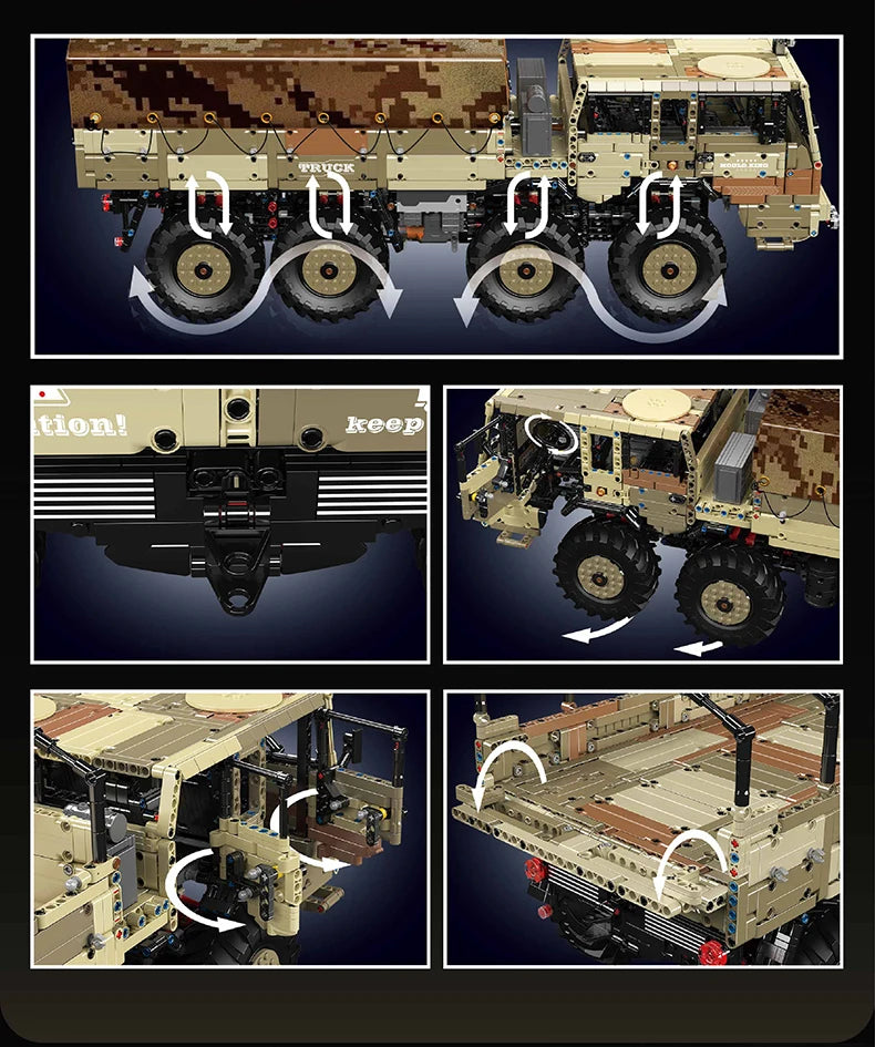 Porteur polyvalent 8x8 Technique Télécommandé - 4733pcs