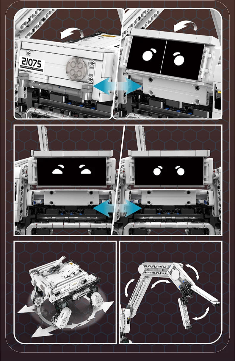 Robot marcheur Technique Télécommandé - 1887 pièces