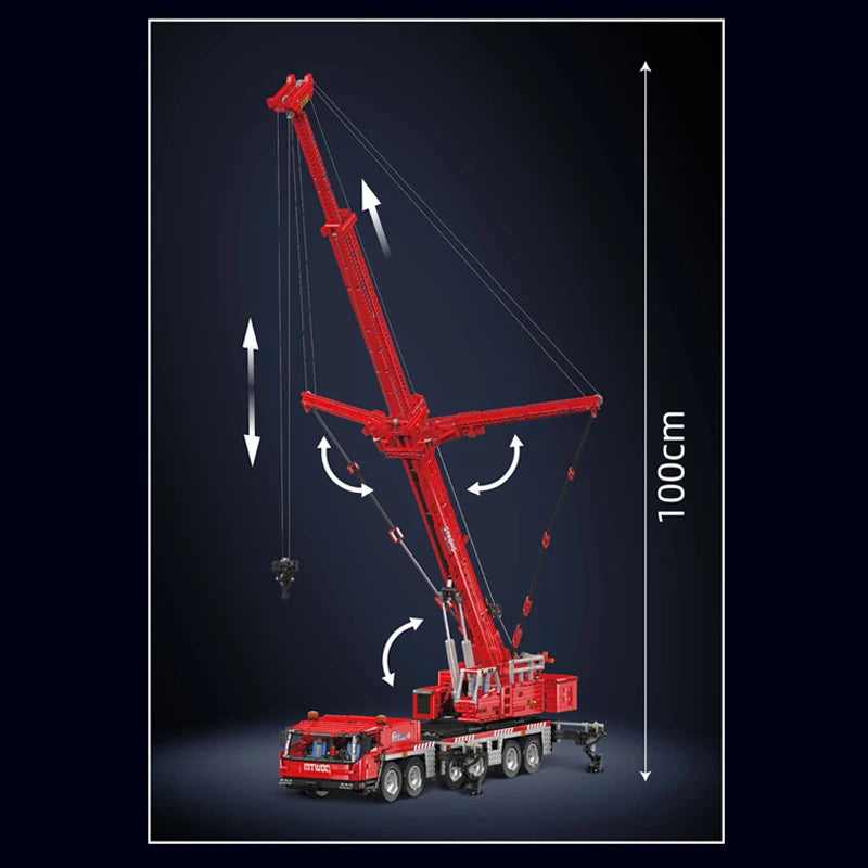 Camion grue Technique Télécommandé – 4566 Pièces