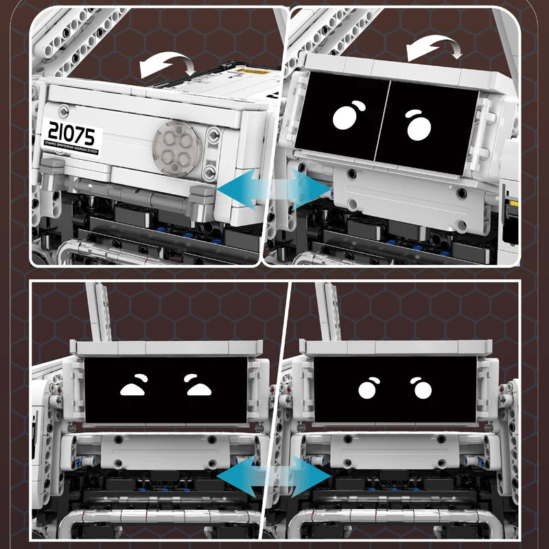 Robot marcheur Technique Télécommandé - 1887 pièces