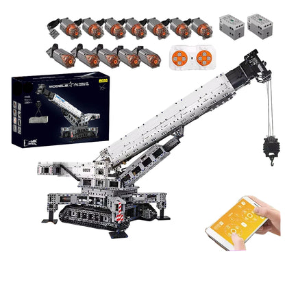 Grue géante sur chenilles Technique Télécommandé - 4000 pièces